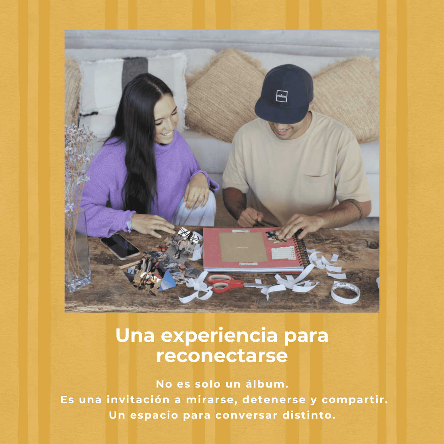 Álbum para parejas - "Nuestra historia"+ EMPAQUE DE REGALO