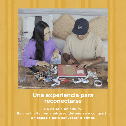 Álbum para parejas - "Nuestra historia"+ EMPAQUE DE REGALO