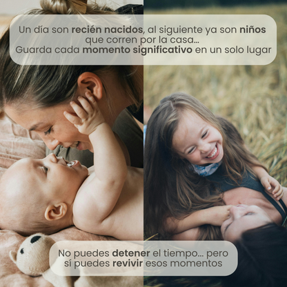 Álbum para bebé - "UN LIBRO PARA TI, SOBRE TI" - Su historia de 0 a 18 años