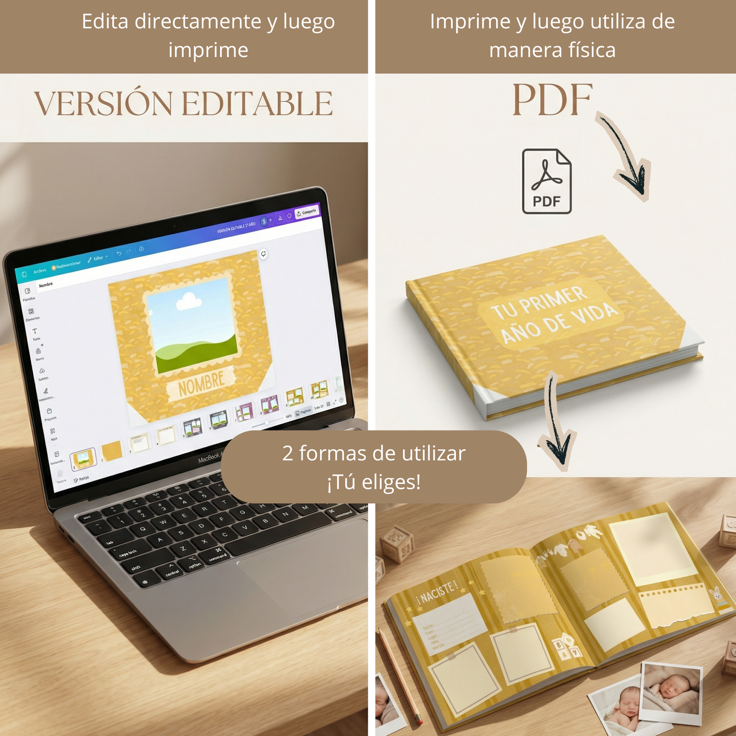 El primer año – Edición Digital + Edición Imprimible