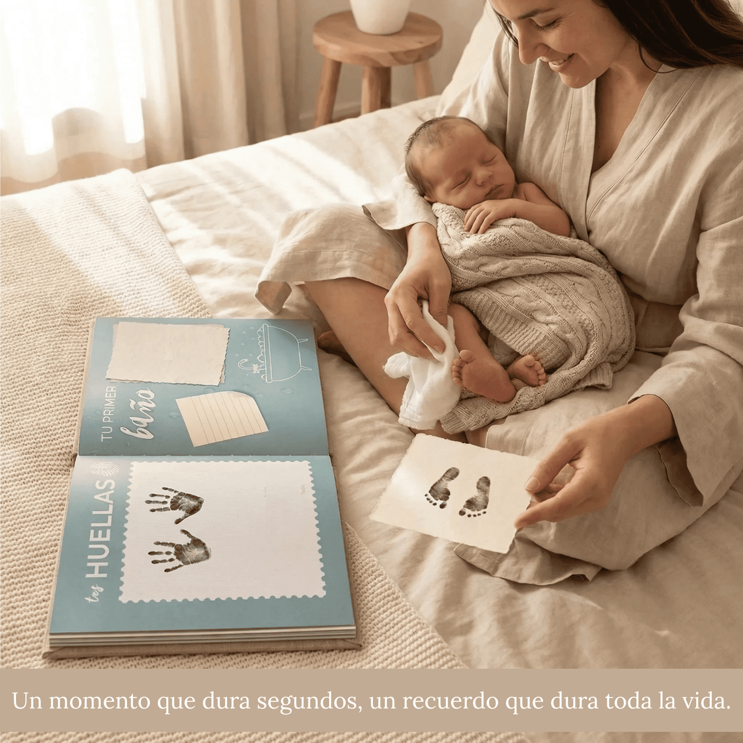 Álbum para bebé ARTESANAL - Su vida de 0 a 18 años + Empaque de REGALO