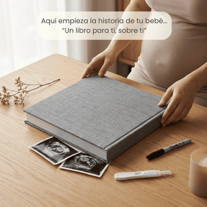 Álbum para bebé ARTESANAL - Su vida de 0 a 18 años + Empaque de REGALO